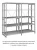 Стеллаж для одежды ТСУ 1/3 (2000х1060х600) П