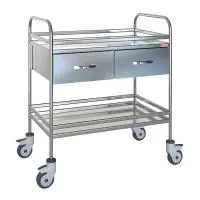 Столик манипуляционный из нержавеющей стали МЕГИ 4Hospitals МСК-5549-02